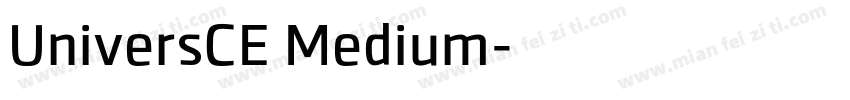 UniversCE Medium字体转换